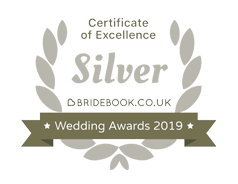 Bridebook 2019 Silver Award Winner